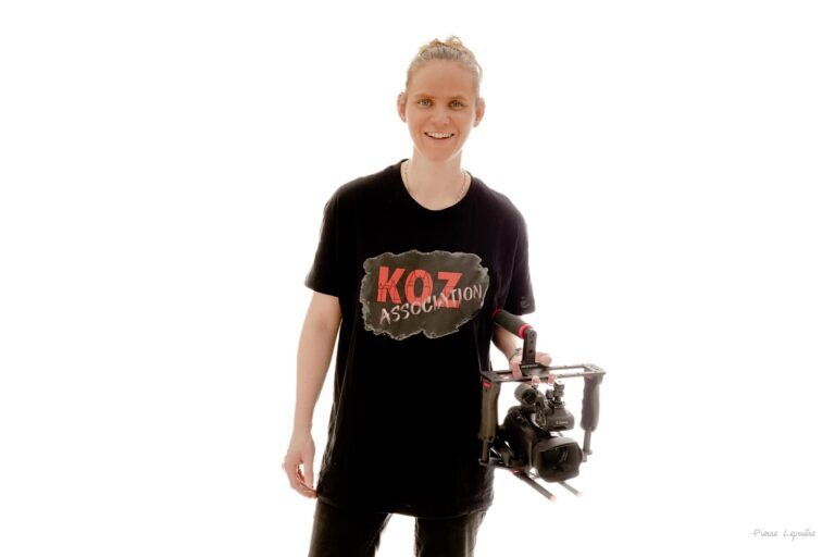 Stéphanie devient Vidéaste pour Koz Médias. ©Pierre Lepoutre