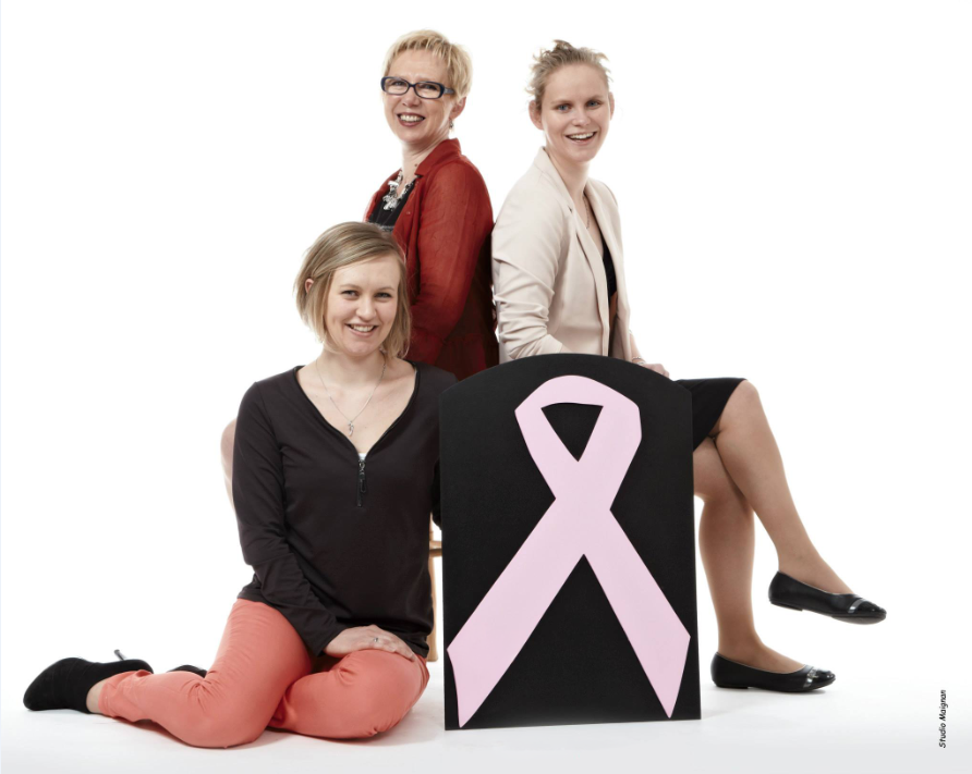 Stf and Co s'engage pour la première fois pour Octobre Rose. ©Studio Maignan