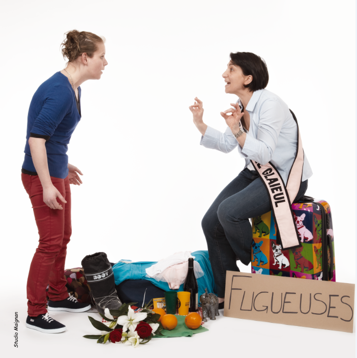 Visuel spectacle Fugueuses. ©Studio Maignan