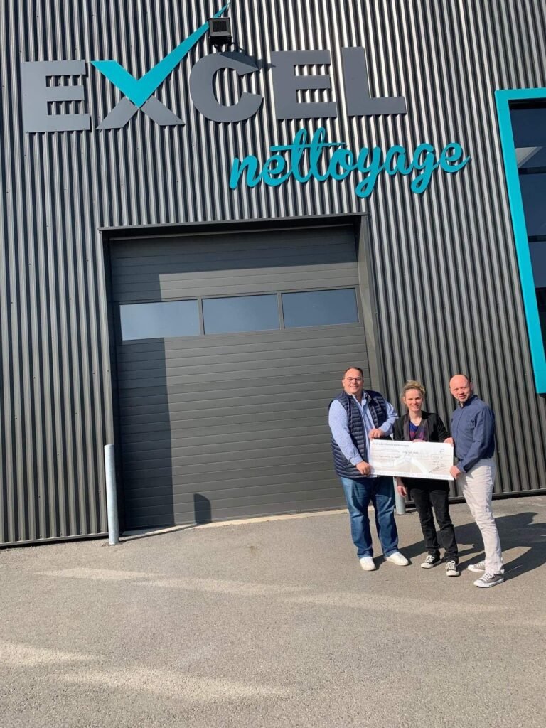 Excel Nettoyage fait un don pour le projet Stf And Co.